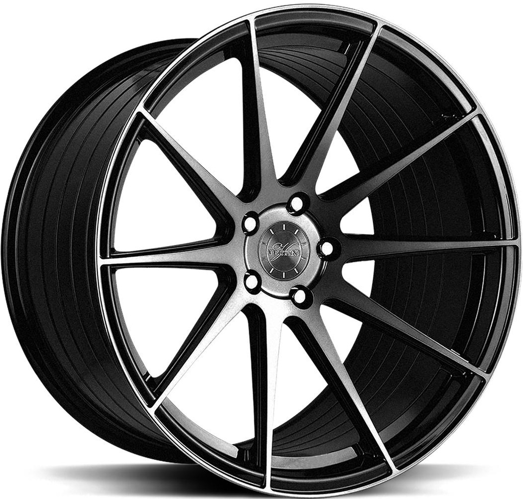 VERTINI RF1.3 BLACK 8.5x20 5/112 ET32 CB66.6 | Tikkurilan rengas